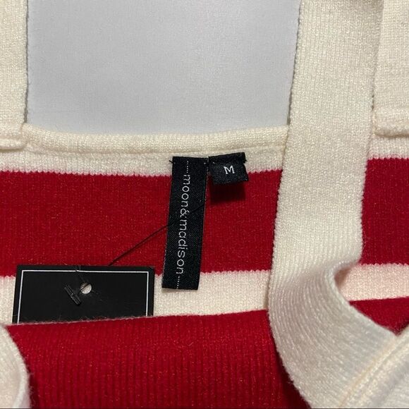 Moon & Madison Stripes Knit Tank Medium - Picture 3 of 7